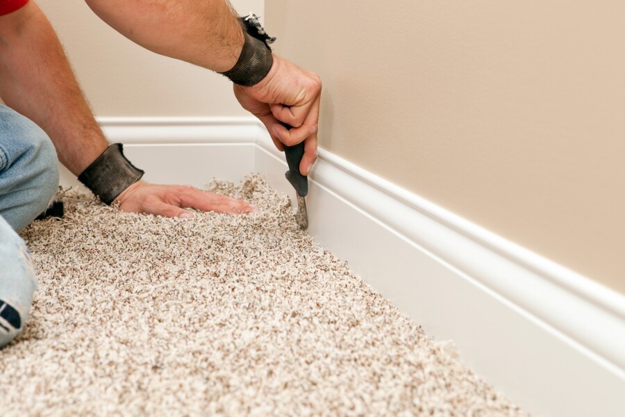 Carpet installation by The Floor Guy